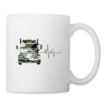 Camouflage Truck - Mug - white - Right