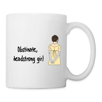 Stur & Stur – Jane Austen Zitat - Tasse - Weiß - Rechts