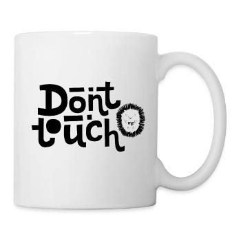 Don't touch a cute hedgehog - Mug - white - Right