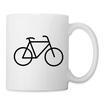 Bicycle Cycling Icon Black - Mug - white - Right
