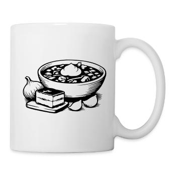 Borsch - Tasse - Weiß - Rechts