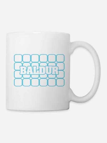 Vorname Baldur - Tasse - Weiß