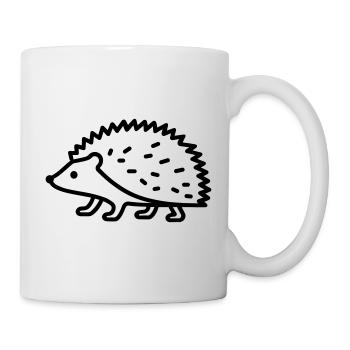 Igel - Tasse - Weiß - Rechts