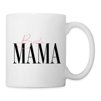 Mama ist die Beste - Tasse - Weiß - Rechts