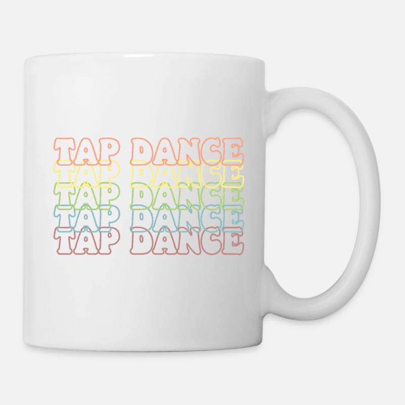 Tap Dance Pastel Rainbow - Mug - white