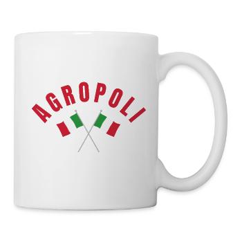 Agropoli Italian Flags  - Mug - white - Right