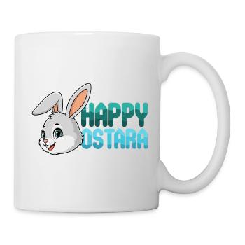 Frohes Ostara Rabbit Bunny Ostara Frühling - Tasse - Weiß - Rechts