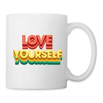 Retro Rainbow Self-Love - Mug - white - Right