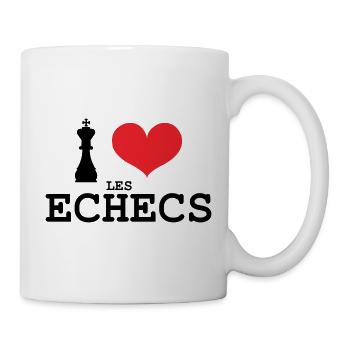 I like King Heart Chess - Mug - white - Right