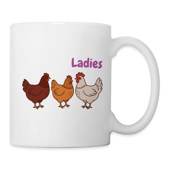 Chicken Humor Shirt for Chicken Keeper - Mug - white - Right