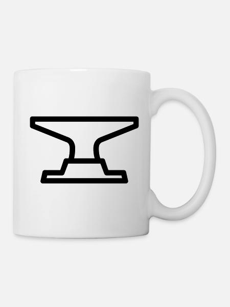 Amboss - Tasse - Weiß