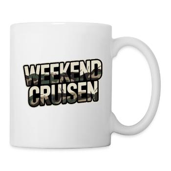 Weekend Cruisen für Auto und Tuning Fans - Tasse - Weiß - Rechts