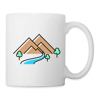 Berge Mountains - Mug - white - Right