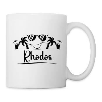 Rhodos - Tasse - Weiß - Rechts