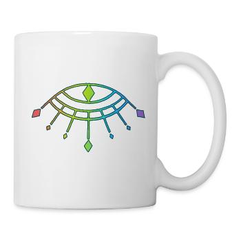 Symbol of the god Horus - Mug - white - Right