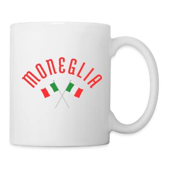 Moneglia Italian Flags Crossed Emblem - Mug - white - Right
