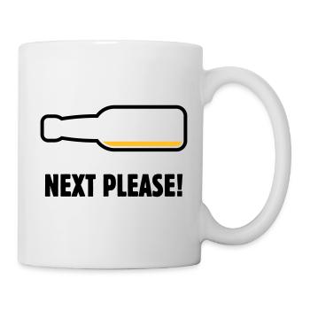Suivant, s’il vous plaît ! (Bière / Bière / Pourrie 2C) - Mug blanc - blanc - Droite
