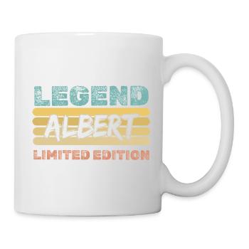 Spruch Albert - Tasse - Weiß - Rechts