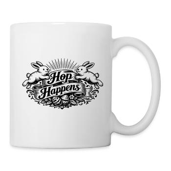 Hop passiert. - Tasse - Weiß - Rechts