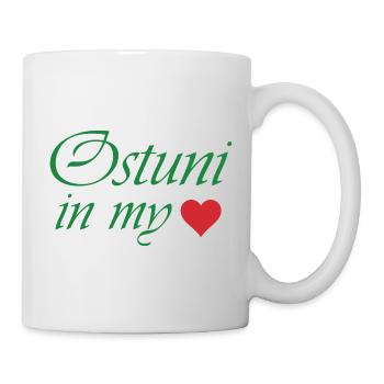 Ostuni in my heart - Mug - white - Right