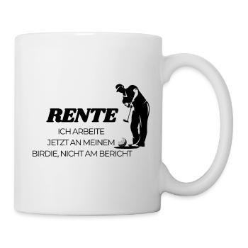Golfer in Rente  - Tasse - Weiß - Rechts