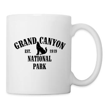 Grand Canyon Nationalpark gegründet 1919 - Tasse - Weiß - Rechts