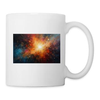 Explosion de la nébuleuse à explosion cosmique - Mug blanc - blanc - Droite