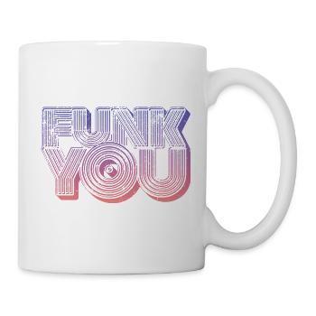 Funk You Vintage - Tasse - Weiß - Rechts