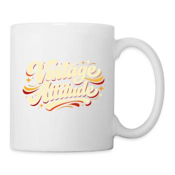 Vintage Attitude, Funny, Sarcastic Grandpa, Grandma - Mug - white - Right