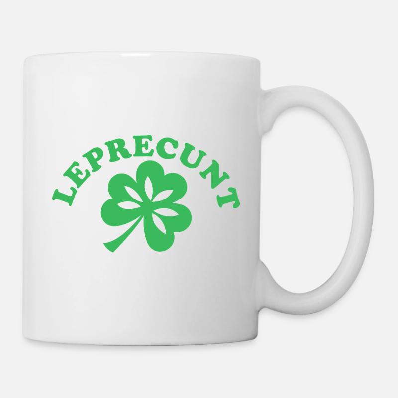 Drôle de la Saint-Patrick irlandaise sarcastique - Mug blanc - blanc