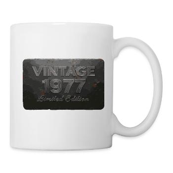 Vintage 1977 Limited Edition Birthday Retro - Mug - white - Right
