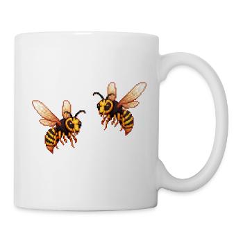 Pixel Hornet Bee - Mug - white - Right