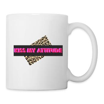 Kiss My Attitude - Mug - white - Right