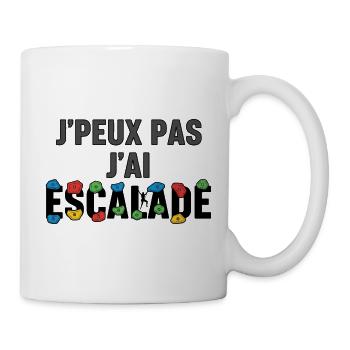 J'peux pas j'ai couleurs et formes - Mug blanc - blanc - Droite