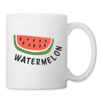 Cadeau d’amateur de fruits d’été avec une jolie chemise en pastèque. - Mug blanc - blanc - Droite