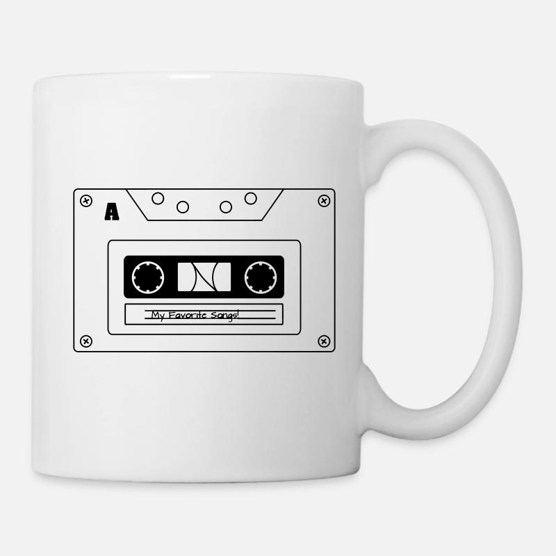 Ambiances rétro cassette – Old School cool ! - Mug blanc - blanc