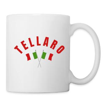 Croix du drapeau italien de Tellaro - Mug blanc - blanc - Droite