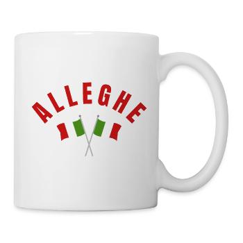 Drapeaux italiens Alleghe - Mug blanc - blanc - Droite