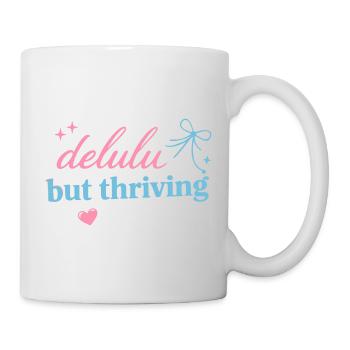 Delhu Thriving Script Logo - Mug - white - Right