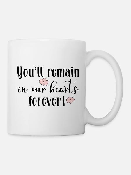 Abschiedsteam - Tasse - Weiß
