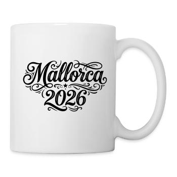 Palmier de Majorque 2026 - Mug blanc - blanc - Droite