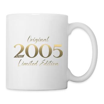 21st Birthday Gift Husband Original April 2005 - Mug - white - Right