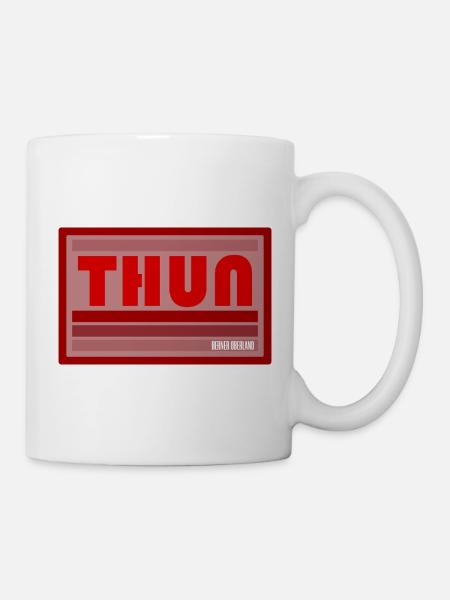 Thun Berner Oberland - Tasse - Weiß