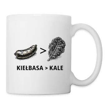 Kielbasa Greater Than Kale - Mug - white - Right