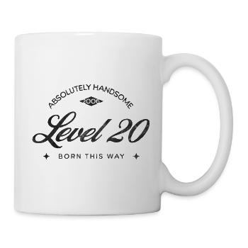 Vintage Born This Way – Level 20 - Mug - white - Right
