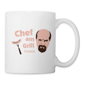 Stromberg Chef Am Grill - Tasse - Weiß - Rechts