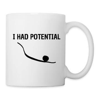 I Had Potential Humour Graphique Décalé - Mug blanc - blanc - Droite