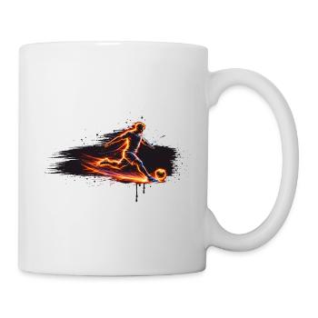 Soccer Player Energy Sport Design - Mug - white - Right