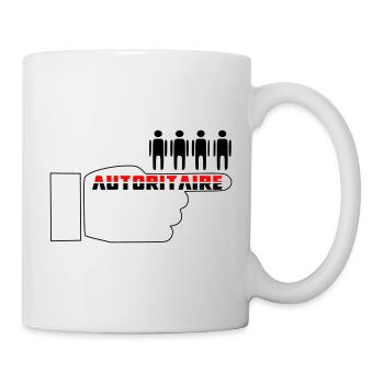 Authoritarian fist - Mug - white - Right