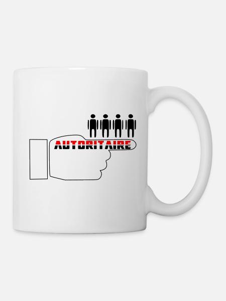 Autoritäre Faust - Tasse - Weiß